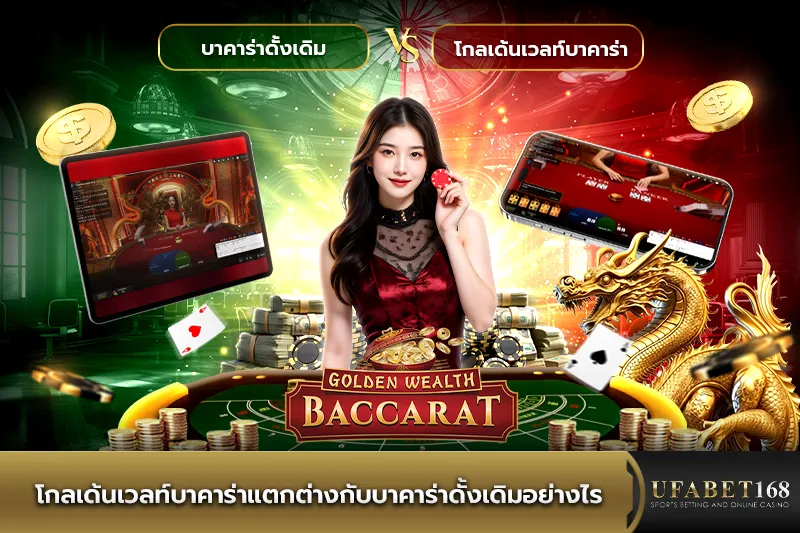 โกลเด้นเวลท์บาคาร่าแตกต่างกับบาคาร่าดั้งเดิมอย่างไร
